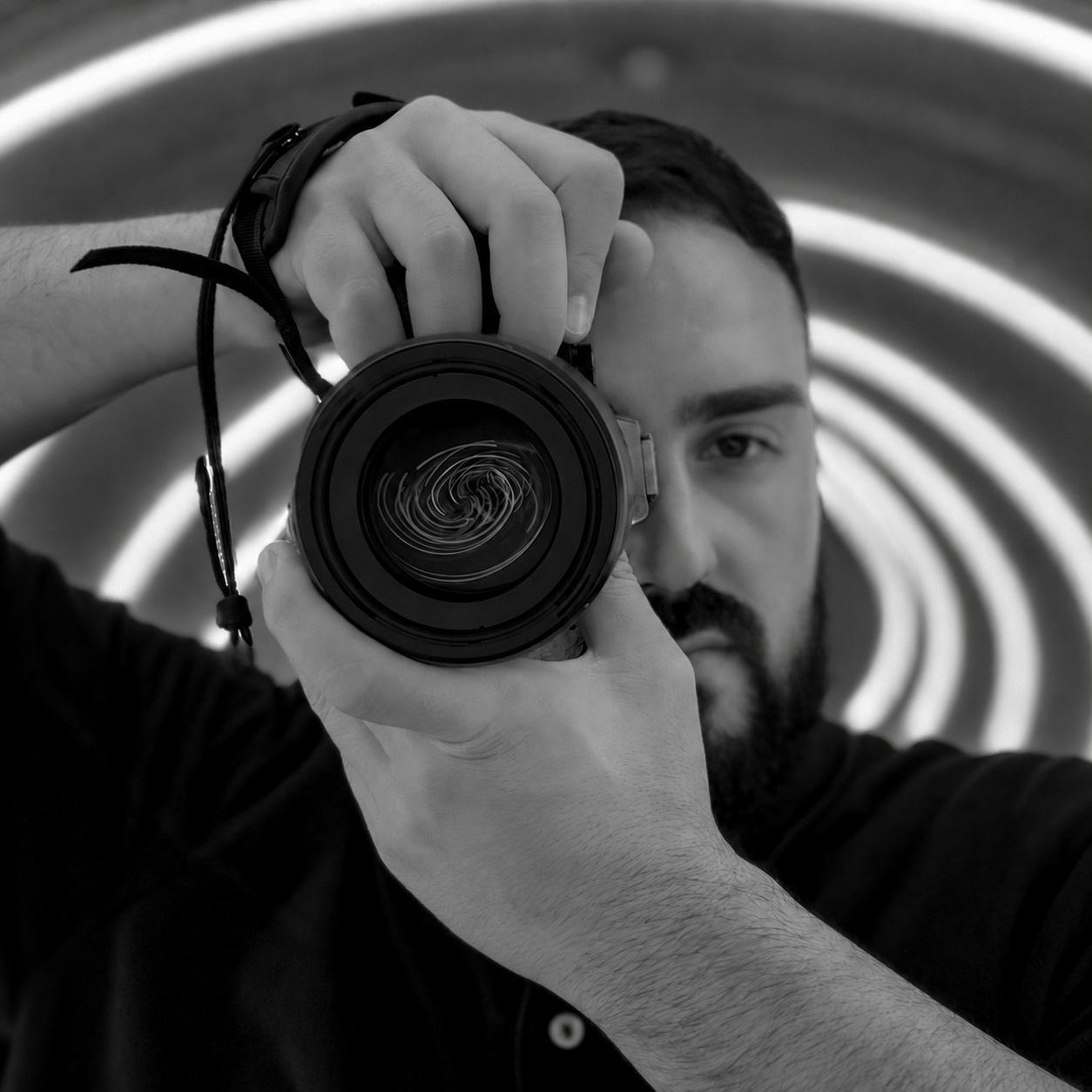 Giulio von GB Visuals mit Kamera